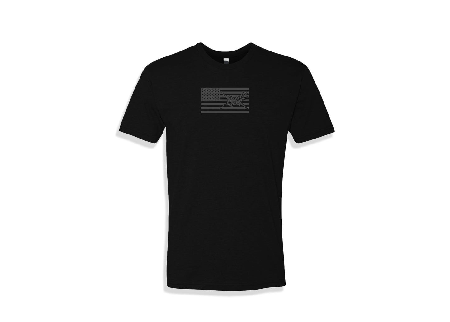 Flag Essential Tee (Black/Grey)