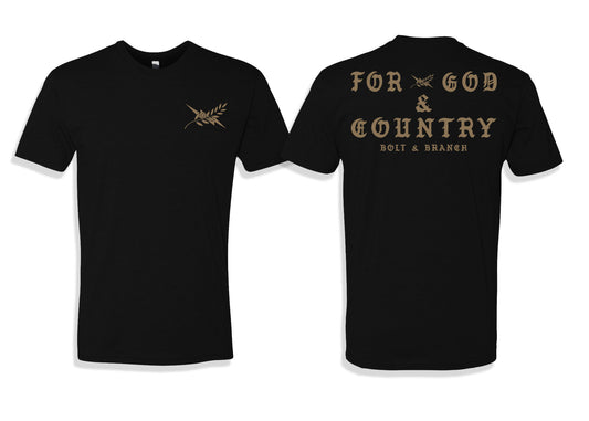God & Country v.3 Tee (Black)