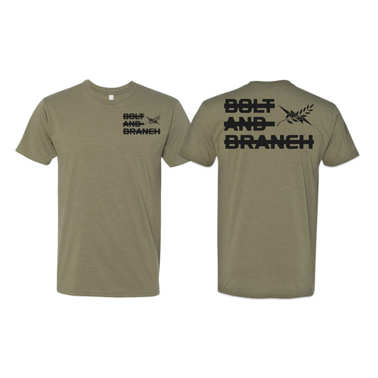 [redacted] Tee- OD Green